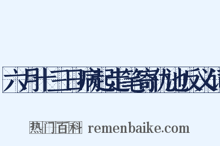 六月十三日病起走笔寄仇池反义词是什么意思的图片